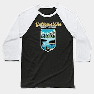 USA - NATIONAL PARK - YELLOWSTONE - Yellowstone Lake - 7 Baseball T-Shirt